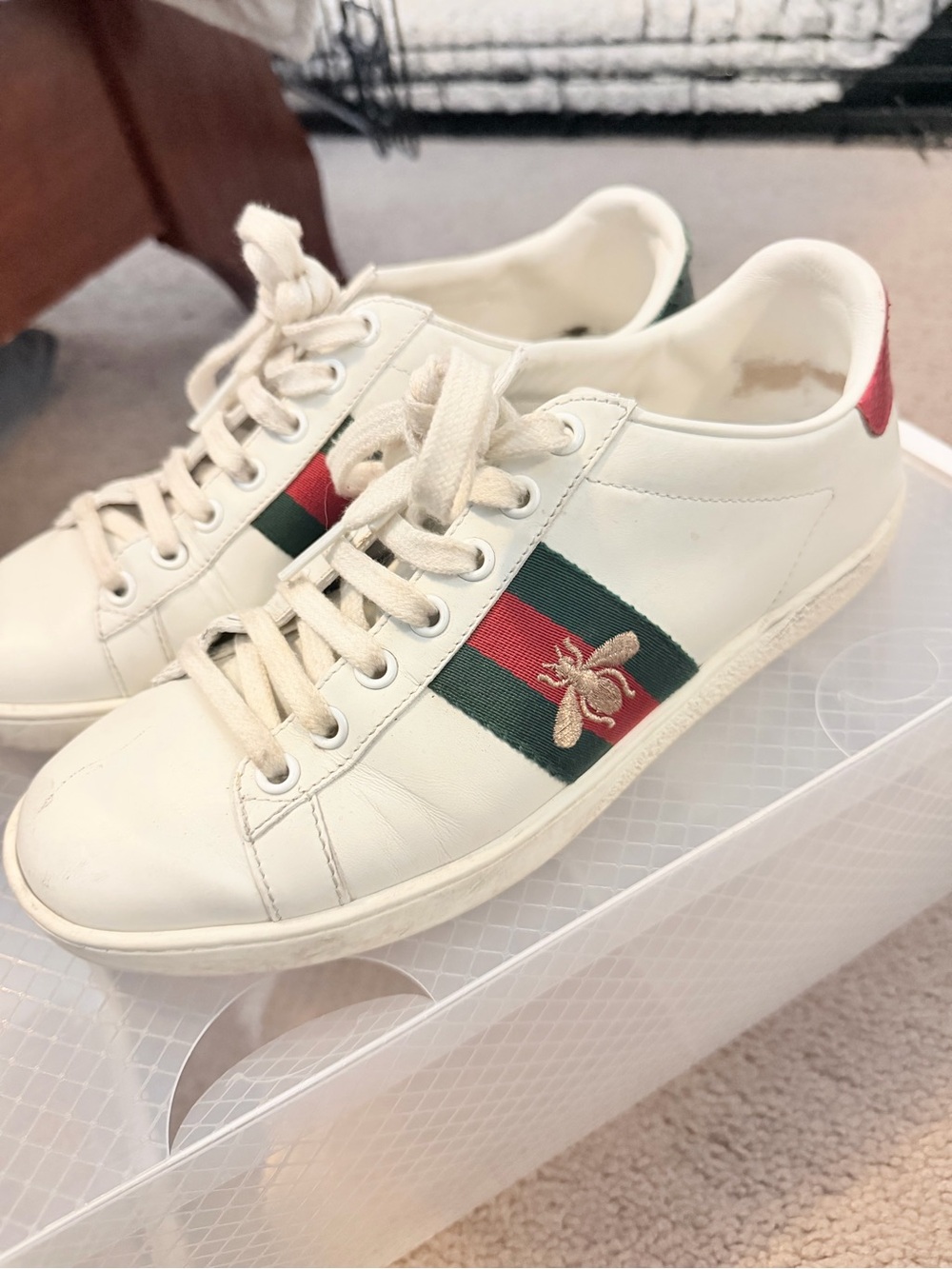 Women's Gucci Ace sneaker with bee